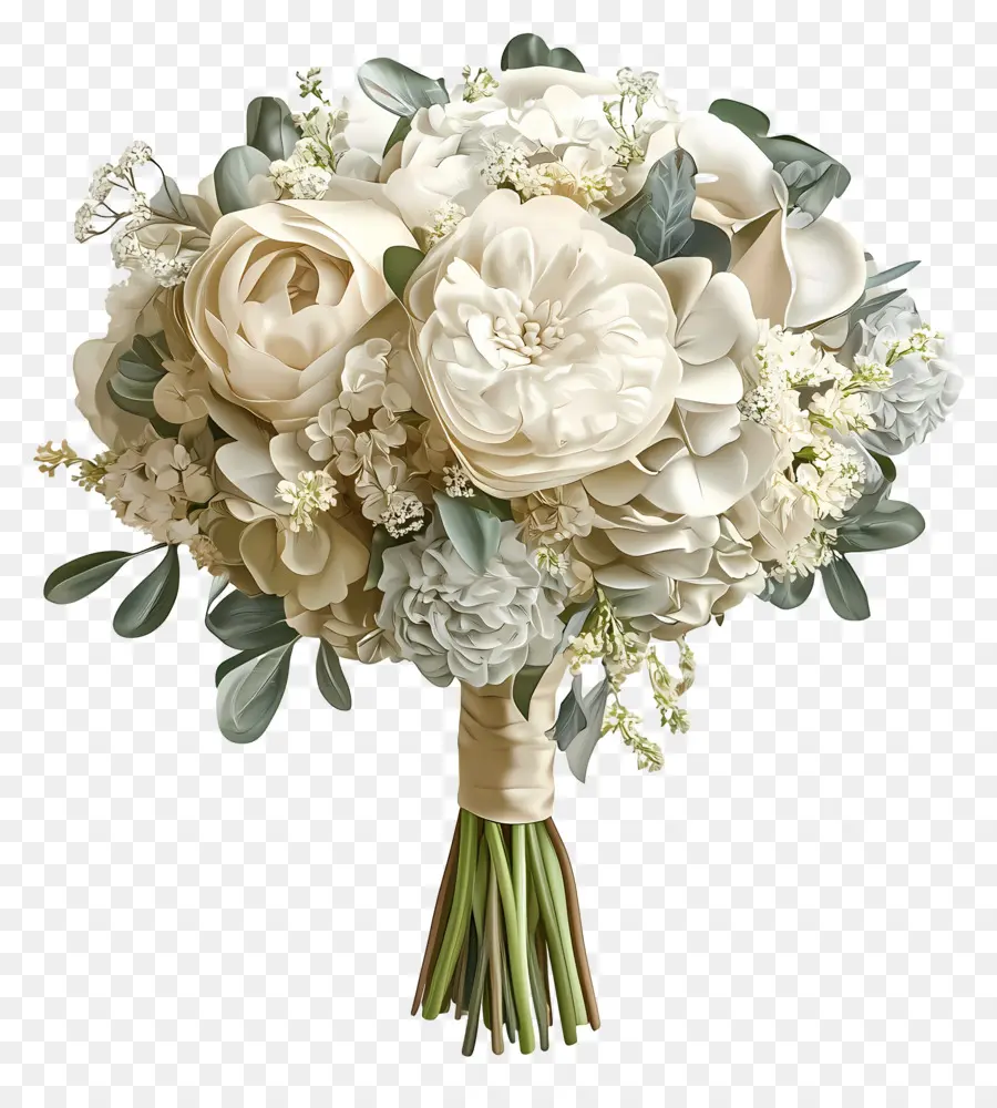 Ramo De Novia，Ramo Blanco PNG