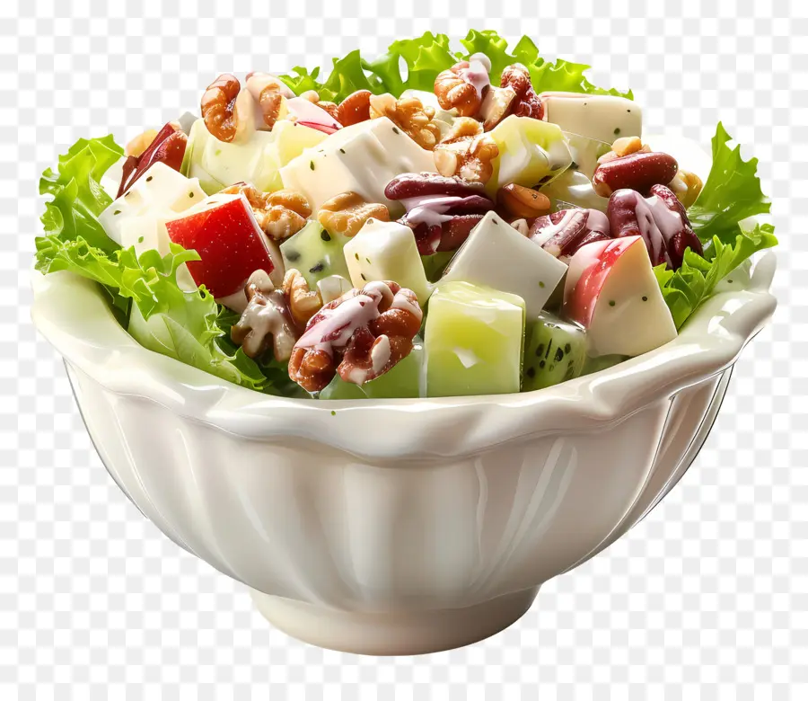 Ensalada Waldorf，Ensalada De Fruta PNG