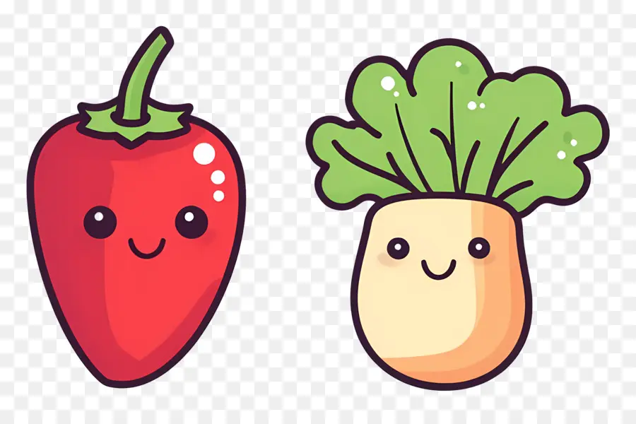 Logotipo De Kimchi，Verduras Sonrientes PNG