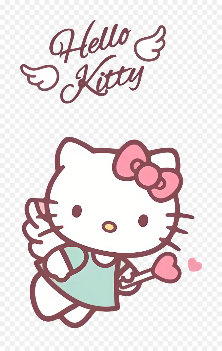 Hola Gatito，Hola Kitty Con Alas PNG