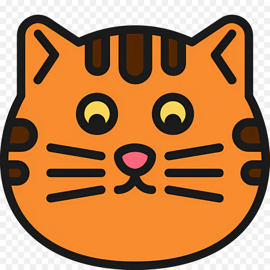 Emoji De Gato，Cara De Gato PNG