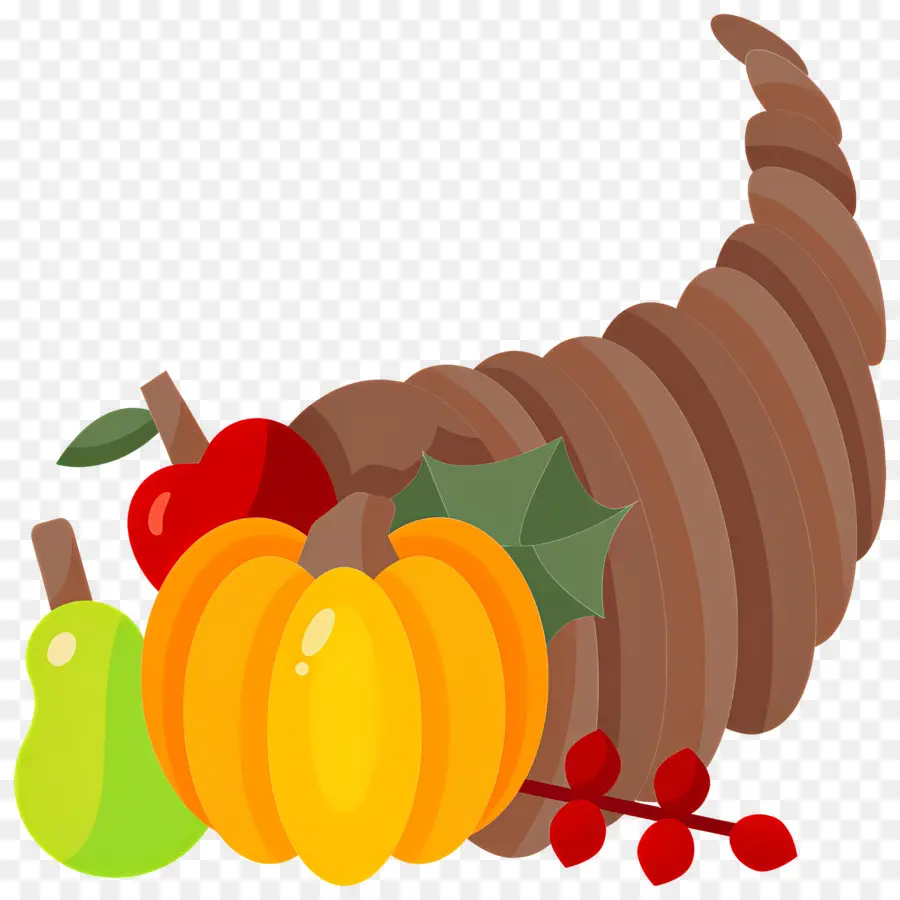 Cornucopia De Acción De Gracias，Cuerno De La Abundancia PNG