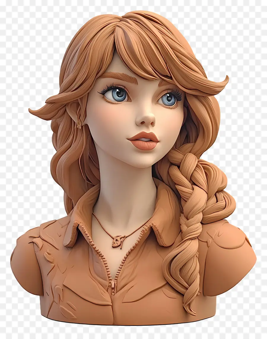 Taylor Swift，Busto De Mujer De Arcilla PNG