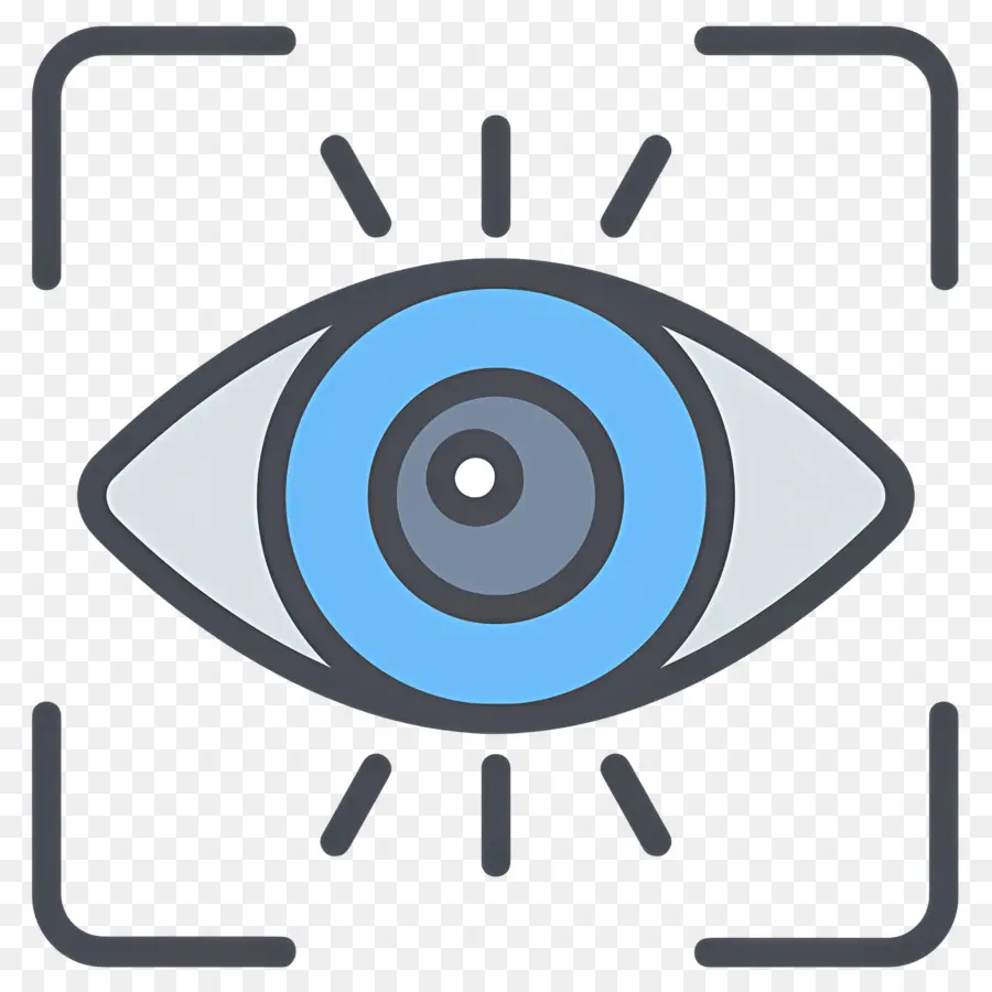 Escáner Ocular，Ojo Con Objetivo PNG