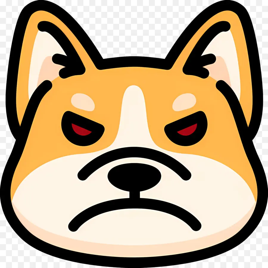 Emoji De Perro，Perro Enojado PNG