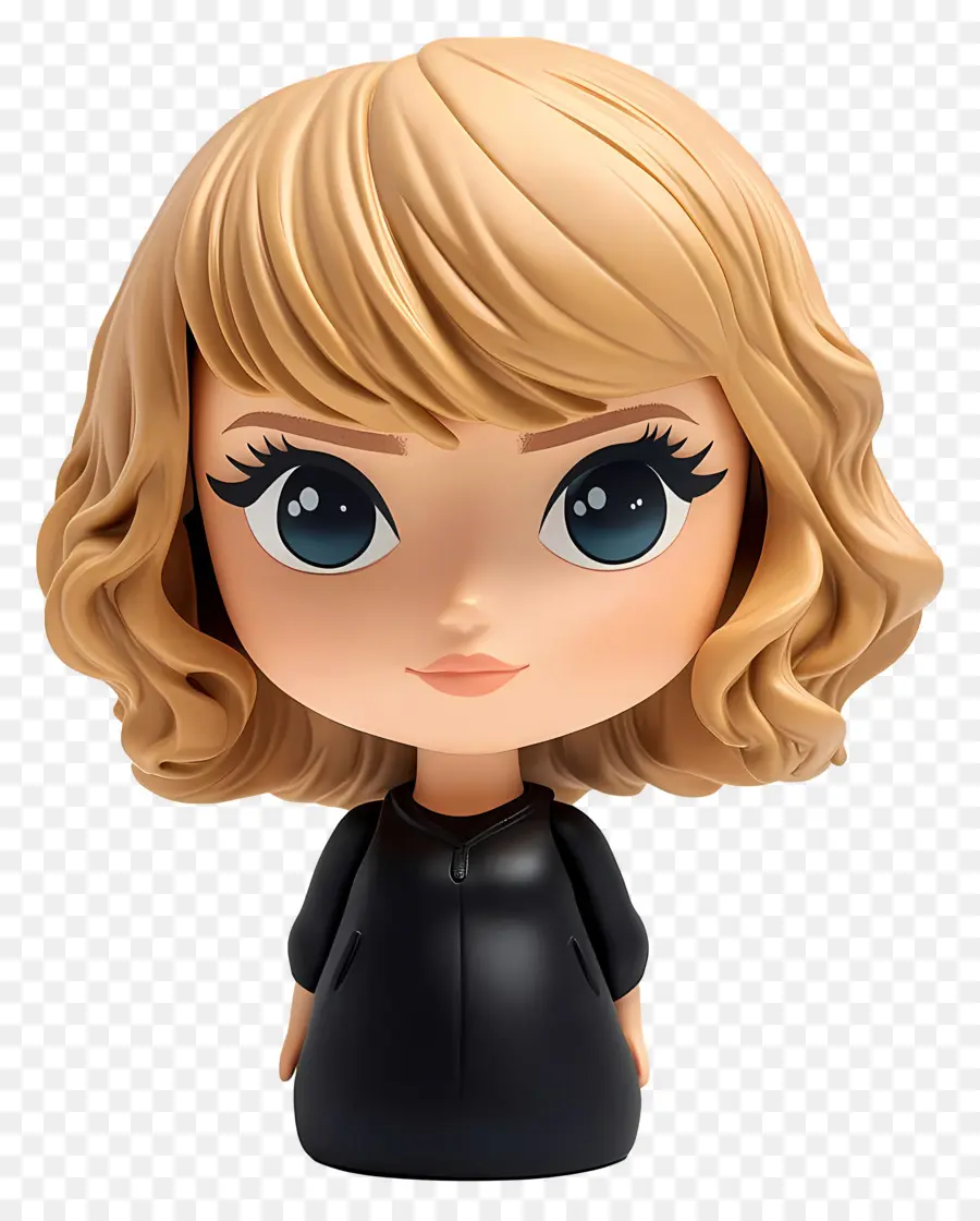 Taylor Swift，Figura De Dibujos Animados Rubia PNG