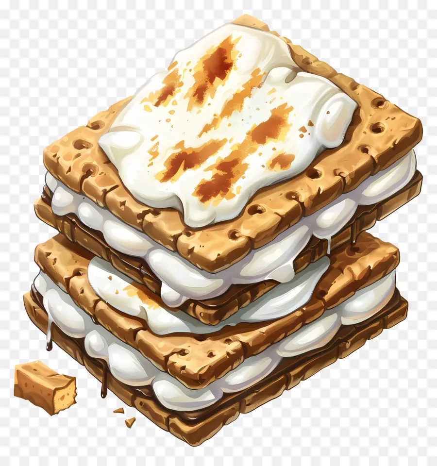 Fumar，Pila De S'mores PNG