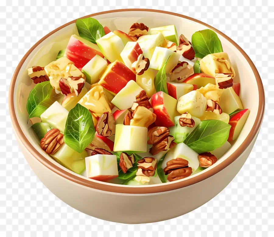 Ensalada Waldorf，Ensalada De Fruta PNG