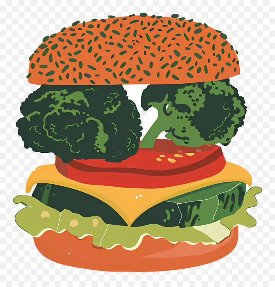 Hamburguesa Vegetariana，Hamburguesa PNG