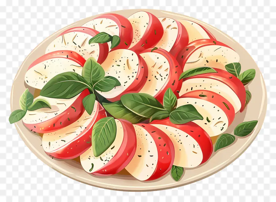 Ensalada Caprese，Lámina PNG