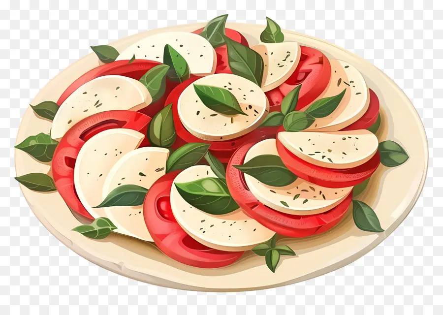 Ensalada Caprese，Lámina PNG