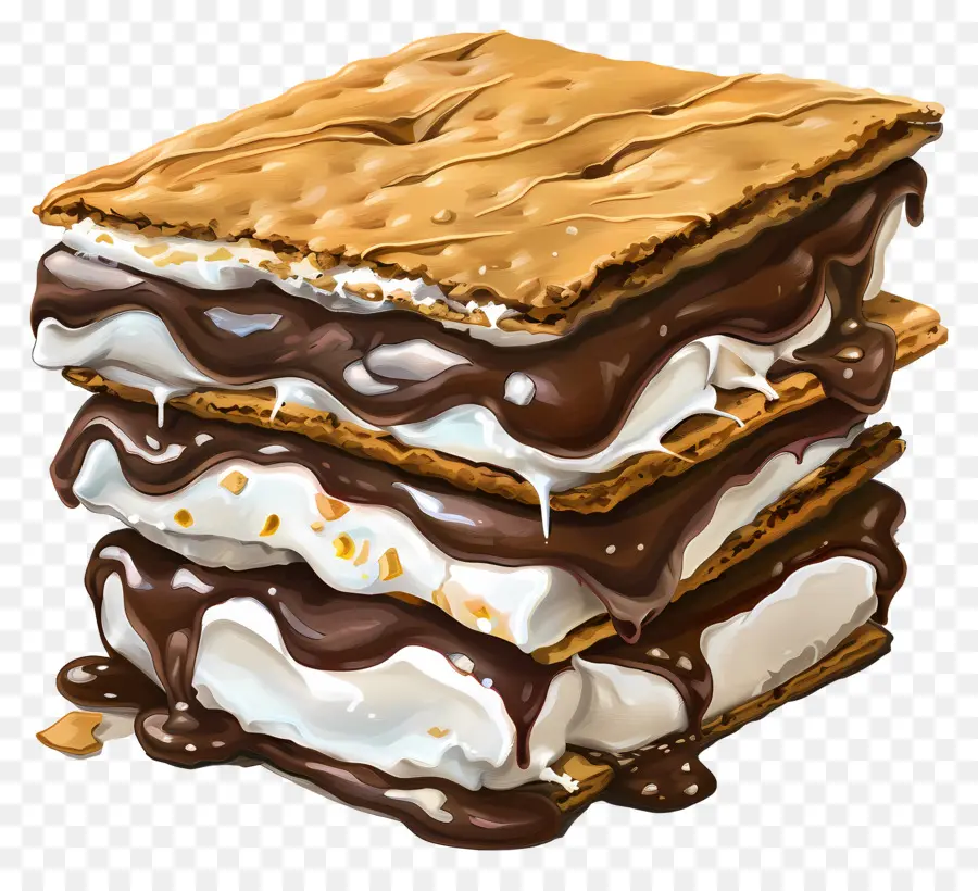 Fumar，S'mores PNG