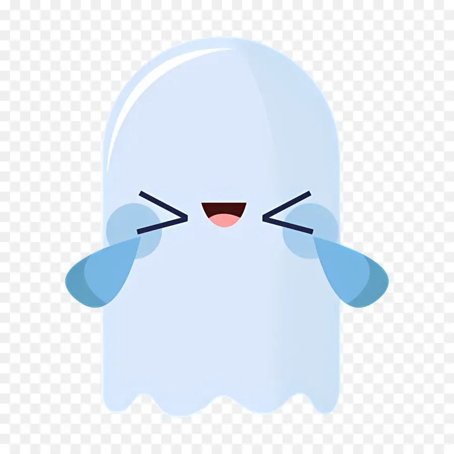 Emoji Fantasma，Fantasma Riendo PNG