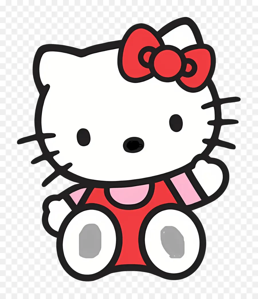 Hola Gatito，Gato De Dibujos Animados PNG