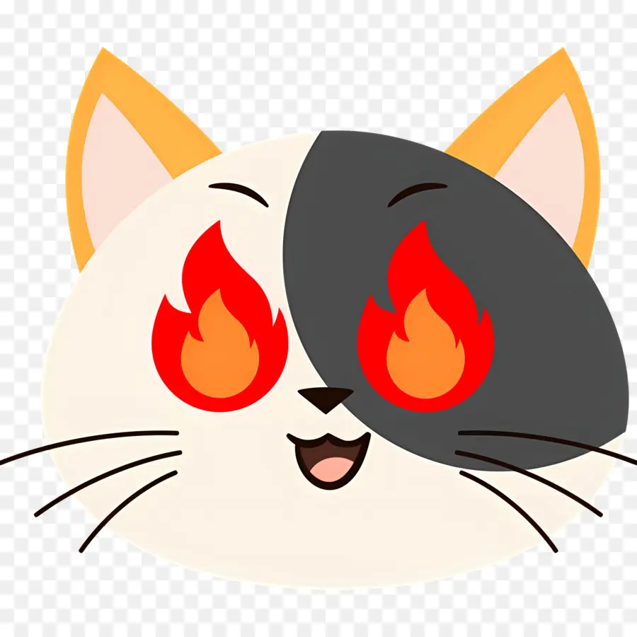 Emoji De Fuego，Gato PNG