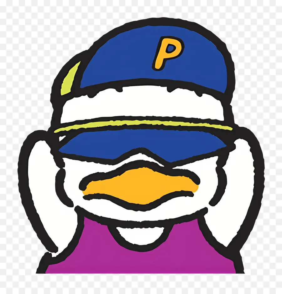 Pekkle，Pato Con Gorra PNG