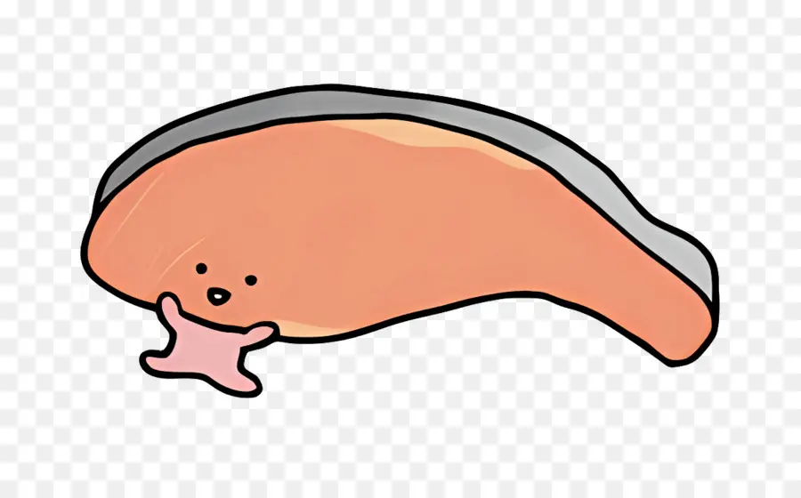 Kirimichan，Rebanada De Salmón PNG