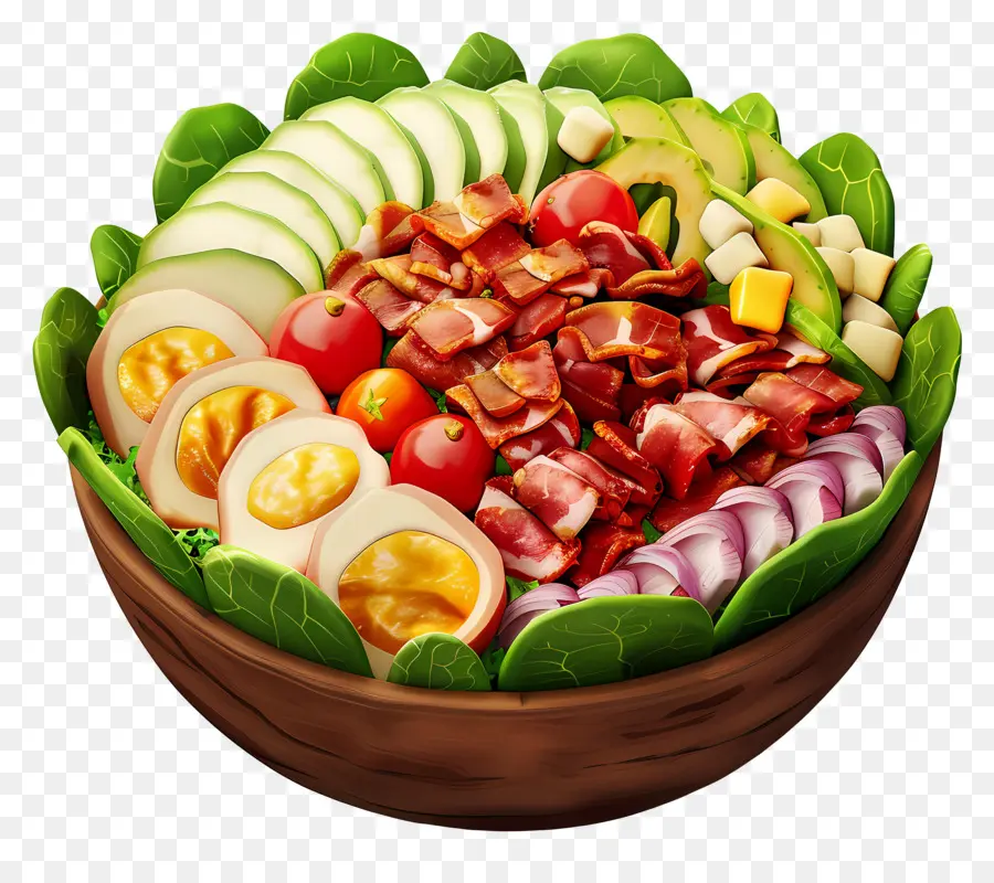 Ensalada Cobb，Ensaladera PNG