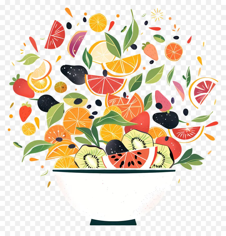 Ensalada De Frutas，Frutas Mixtas PNG