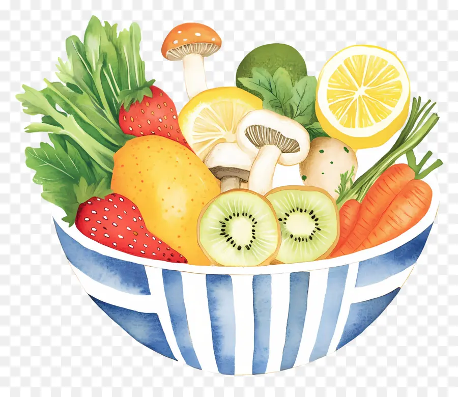 Frutas Y Verduras，Ensaladera PNG