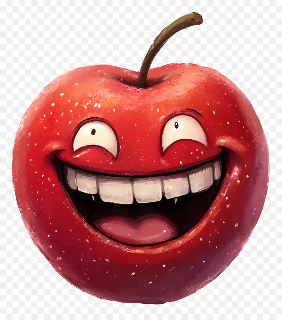 Manzana Roja，Dibujos Animados De Manzana Roja PNG