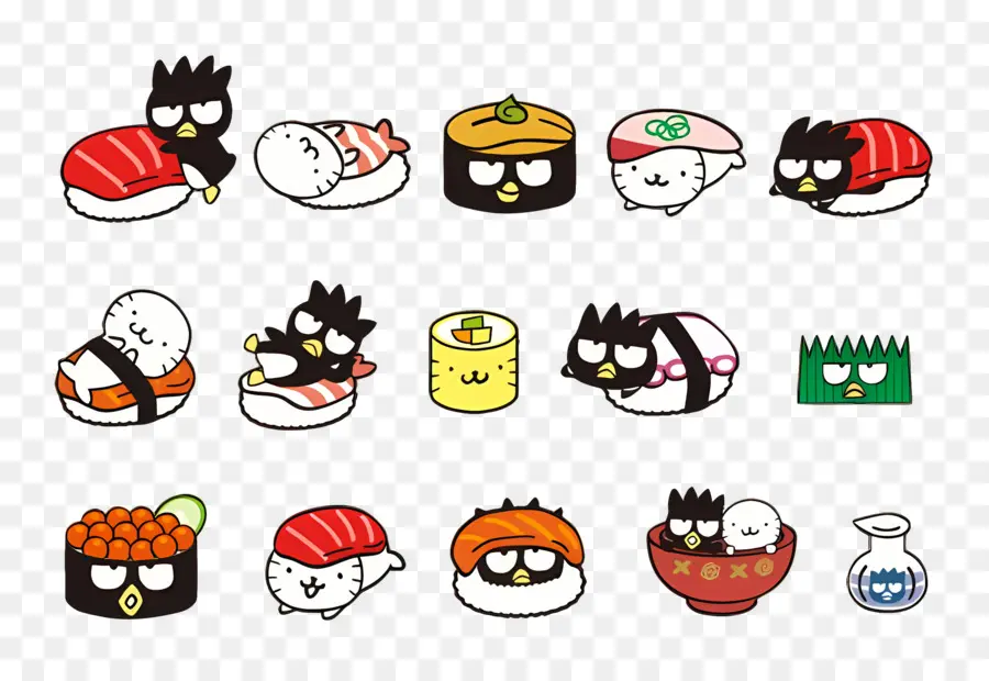 Bad Badtz Maru，Personajes De Dibujos Animados De Sushi PNG