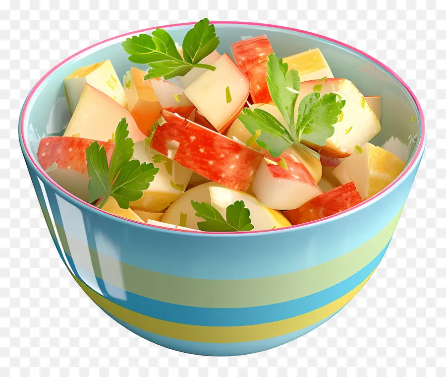 Ensalada Waldorf，Ensalada De Manzana PNG