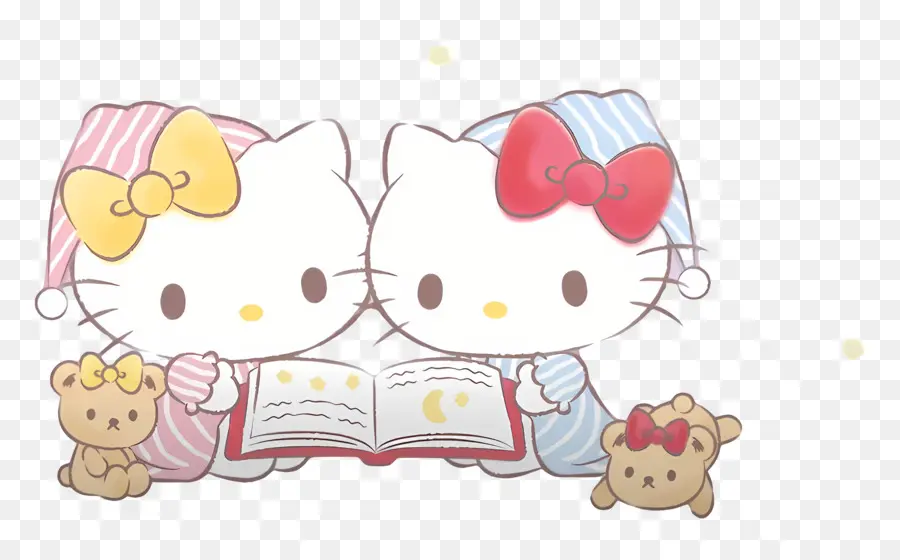 Hola Gatito，Gatos De Dibujos Animados PNG