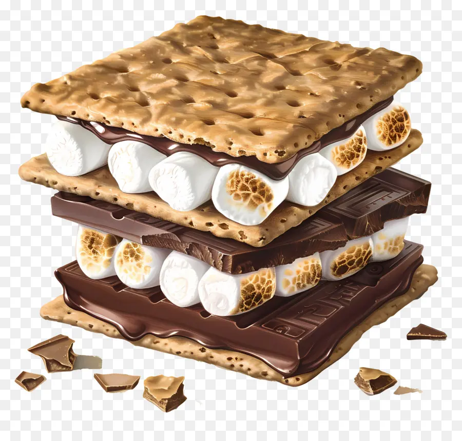 Fumar，S'mores PNG