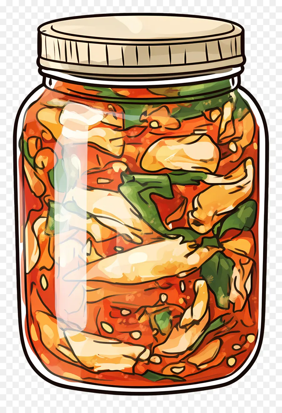 Tarro De Kimchi，Frasco PNG