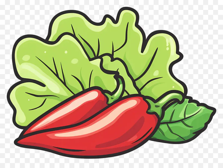 Logotipo De Kimchi，Lechuga Y Chile PNG