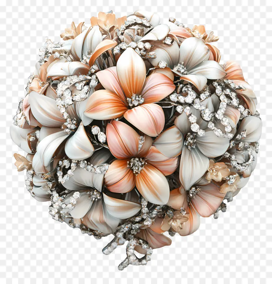 Ramo De Novia，Bola De Flores Decorativa PNG