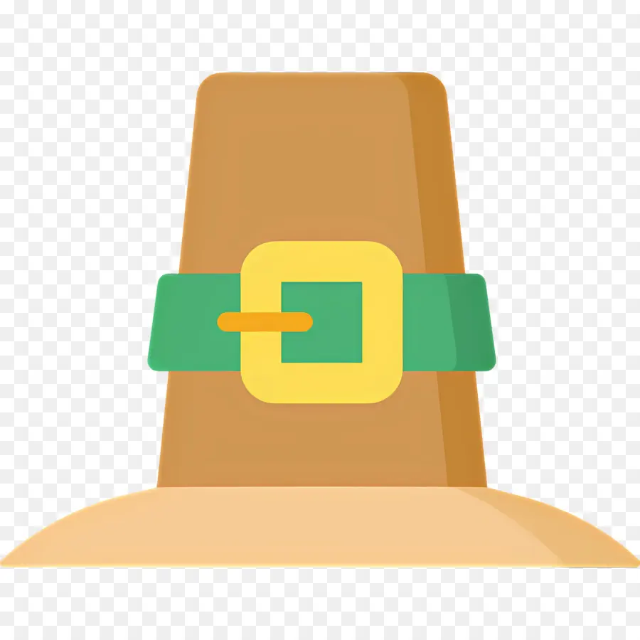 Sombrero De Acción De Gracias，Sombrero De Peregrino Tostado PNG