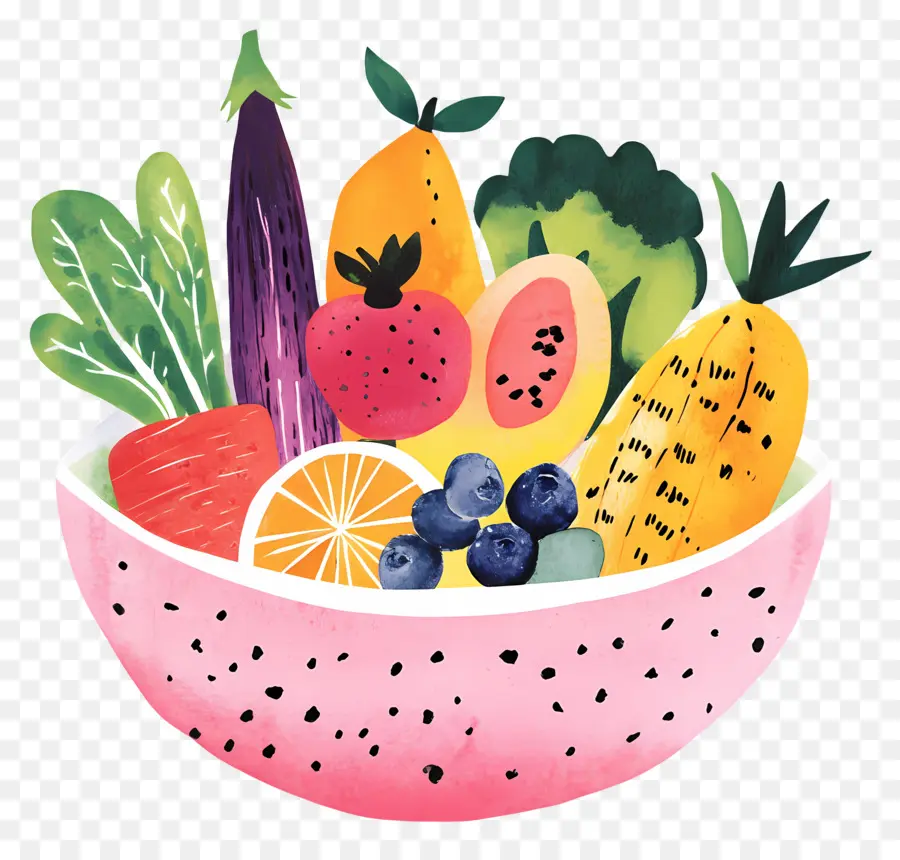 Frutas Y Verduras，Frutero Colorido PNG