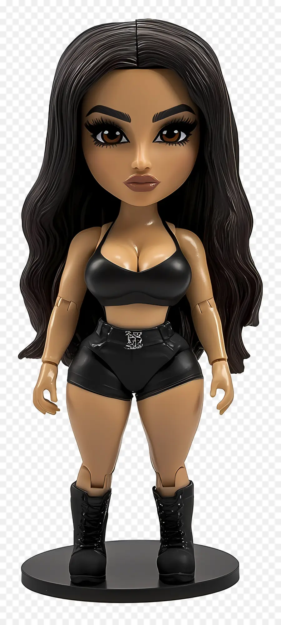 Kim Kardashian，Muñeca De Pelo Negro PNG