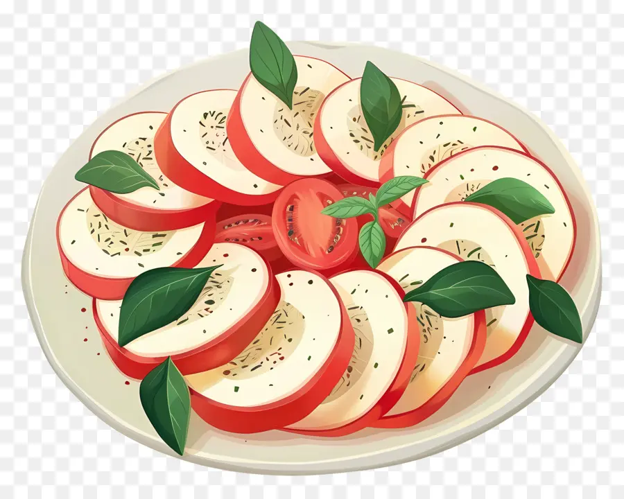 Ensalada Caprese，Lámina PNG