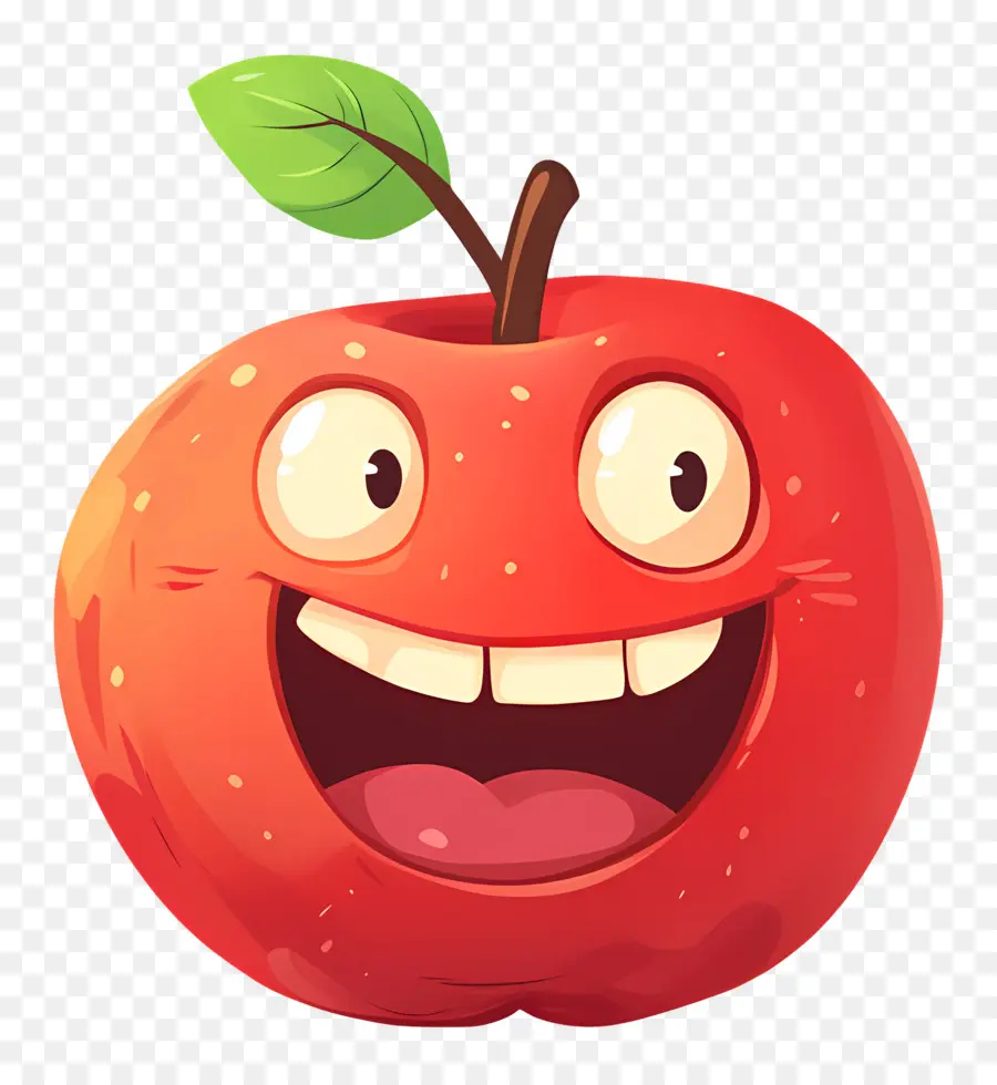 Manzana Roja，Dibujos Animados De Manzana Roja PNG