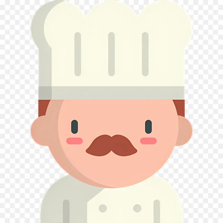 Cocinero，Chef Con Bigote PNG