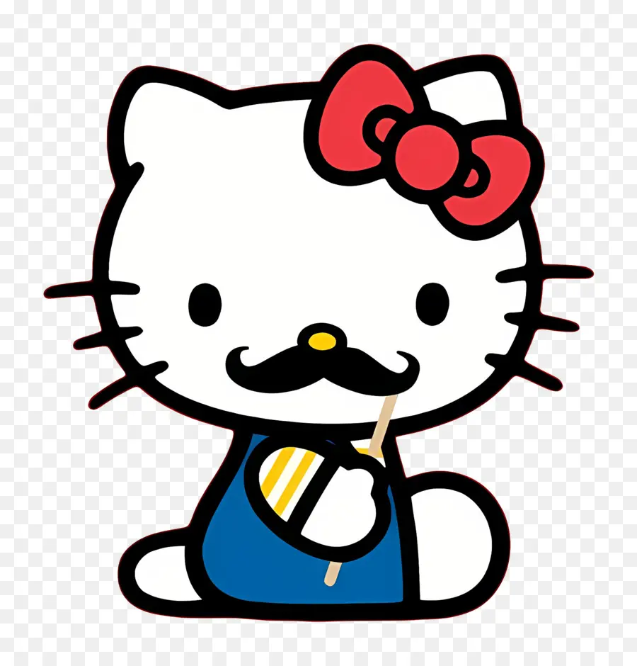 Hola Gatito，Gato De Dibujos Animados PNG