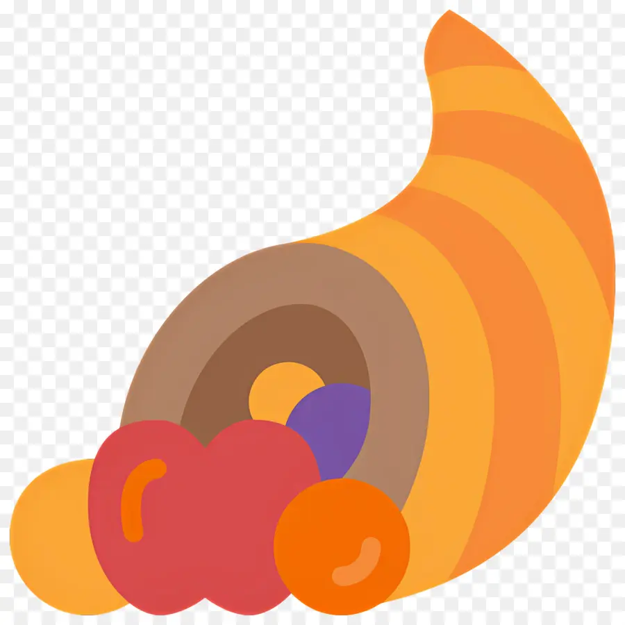 Cornucopia De Acción De Gracias，Cuerno De La Abundancia PNG