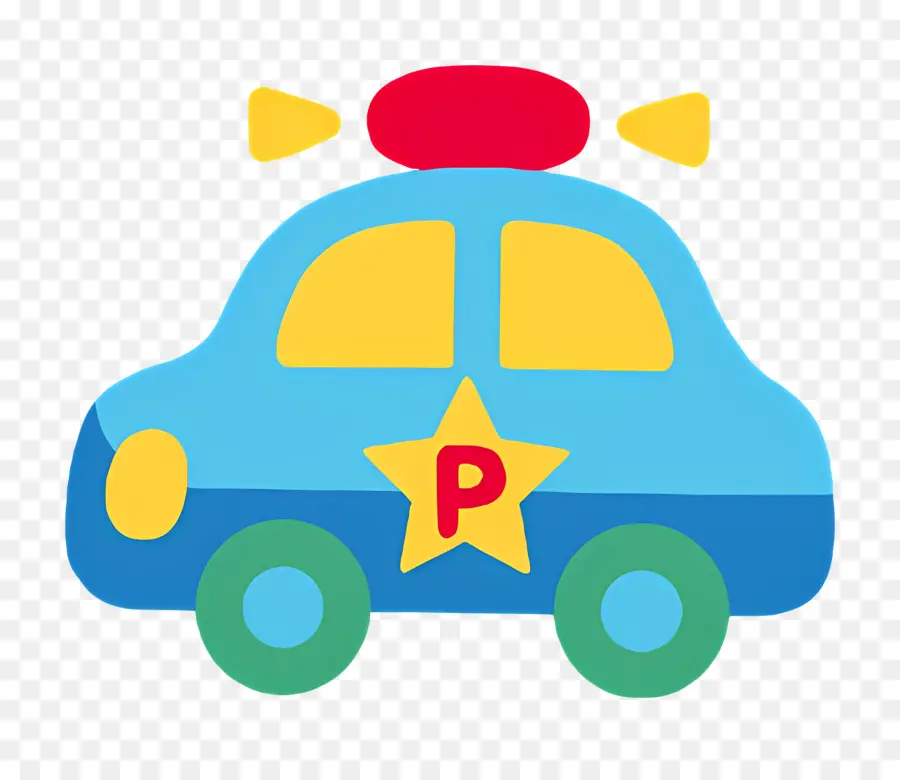 Runabouts，Coche De Policía De Dibujos Animados PNG