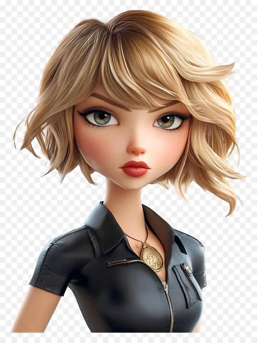 Taylor Swift，Chica Rubia De Dibujos Animados PNG