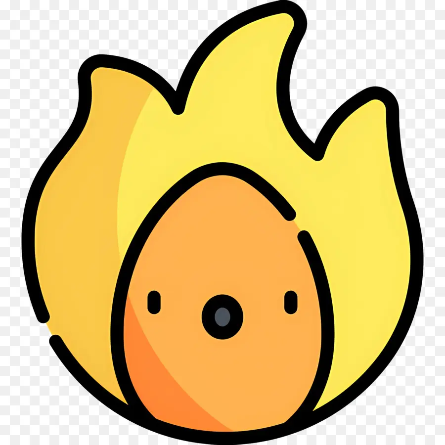 Emoji De Fuego，Lindo Personaje De Fuego PNG