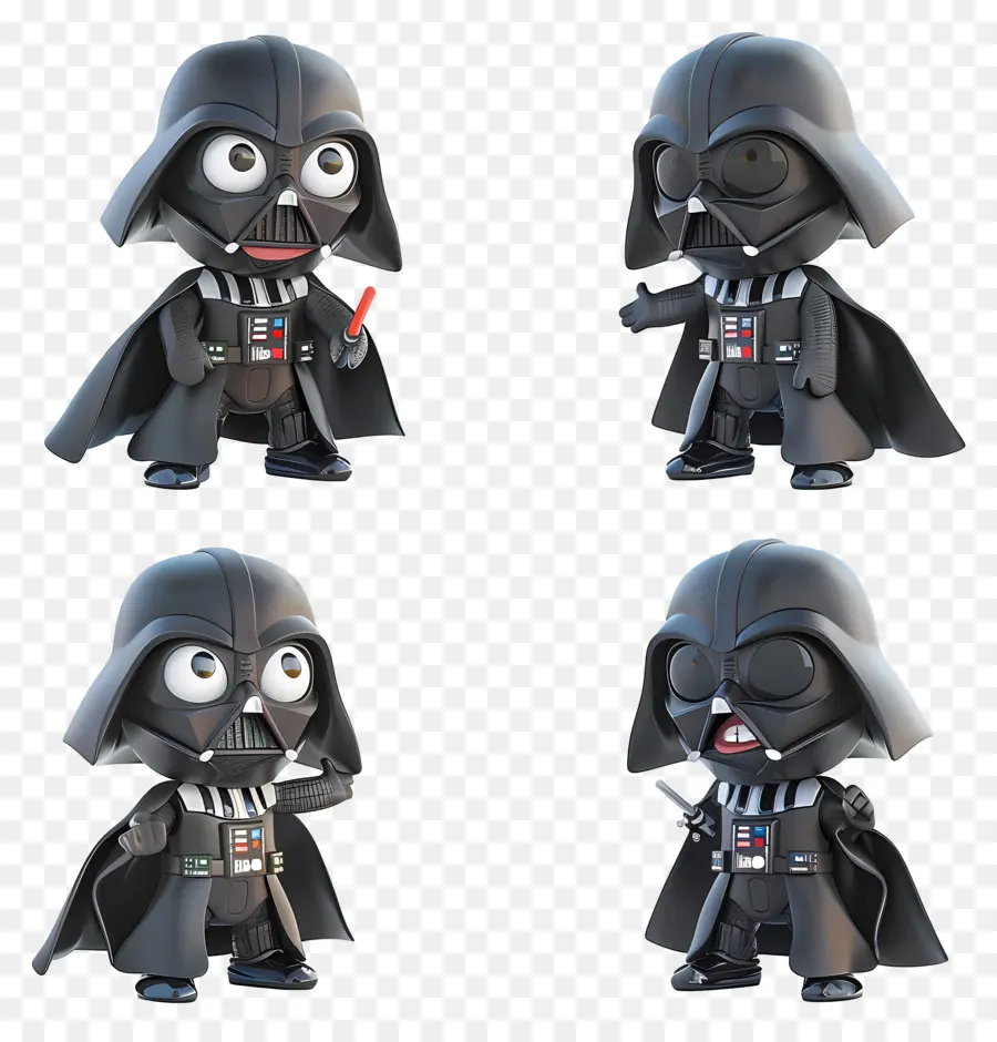 Darth Vader，Personaje De Dibujos Animados Con Armadura Negra PNG