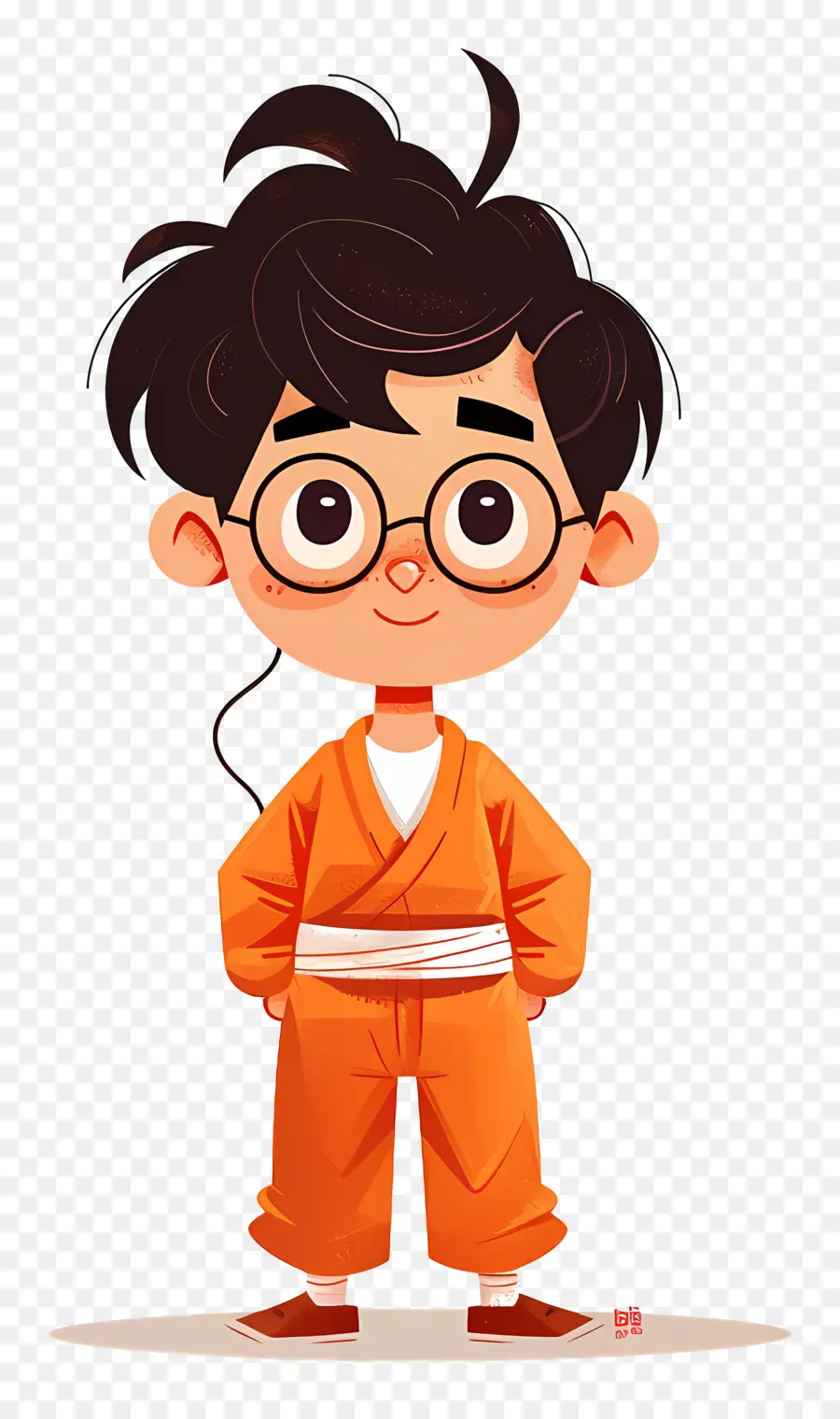 Goku，Niño De Dibujos Animados Con Gafas PNG