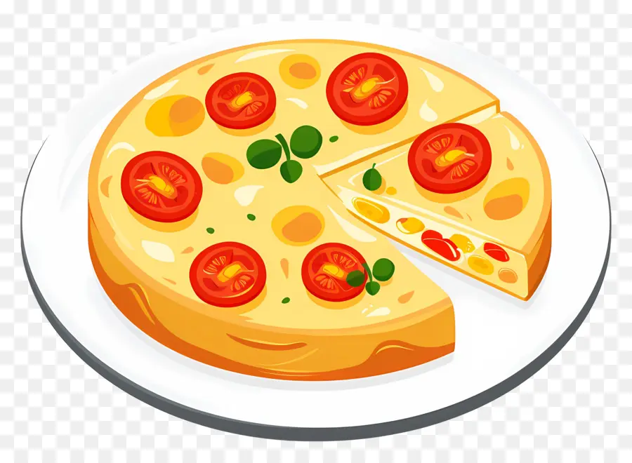 Tortilla Española，Pizza PNG