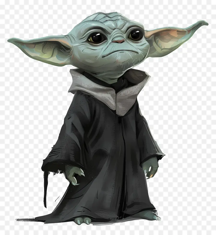 Yoda，Criatura Verde En Bata PNG