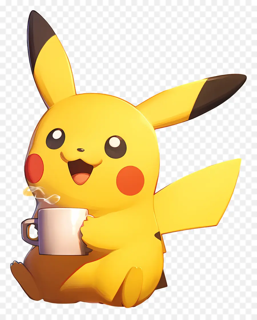 Pikachu，Carácter Amarillo PNG