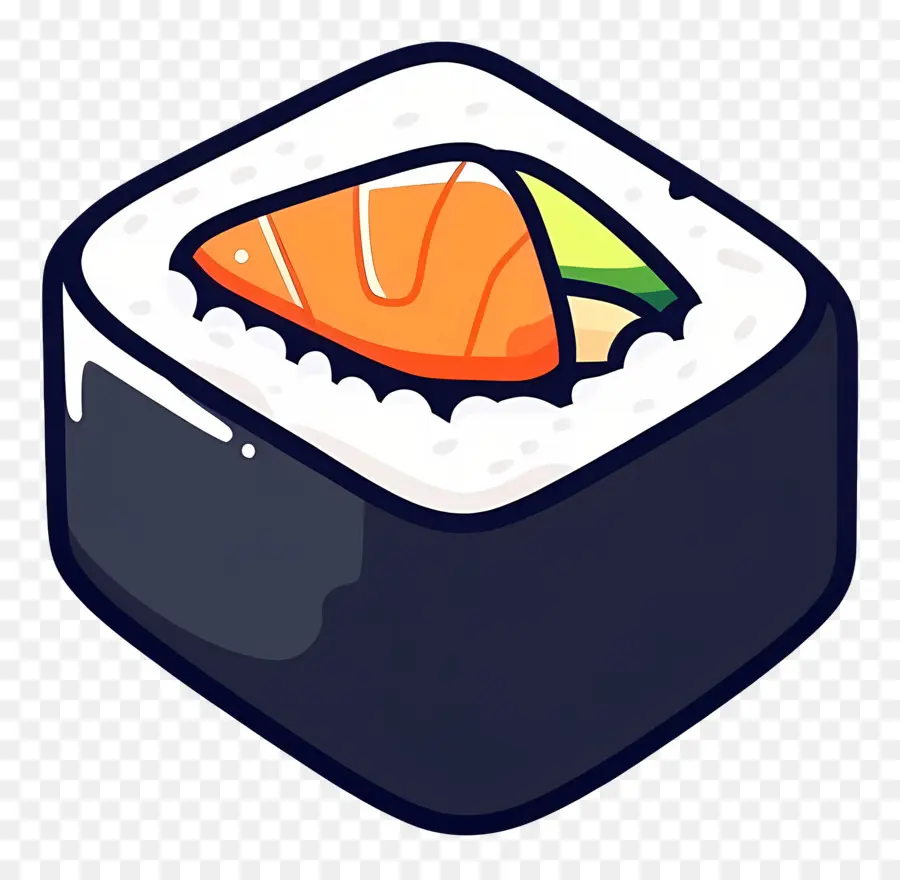 Rollo De Sushi，Pieza De Sushi PNG