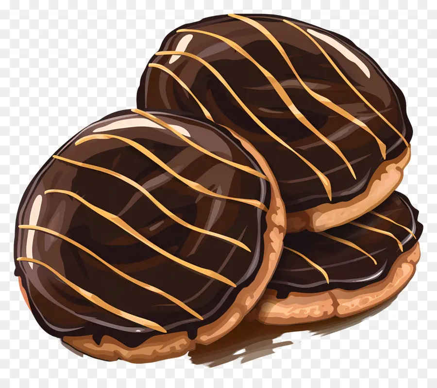 Galleta De Chocolate，Donas De Chocolate PNG